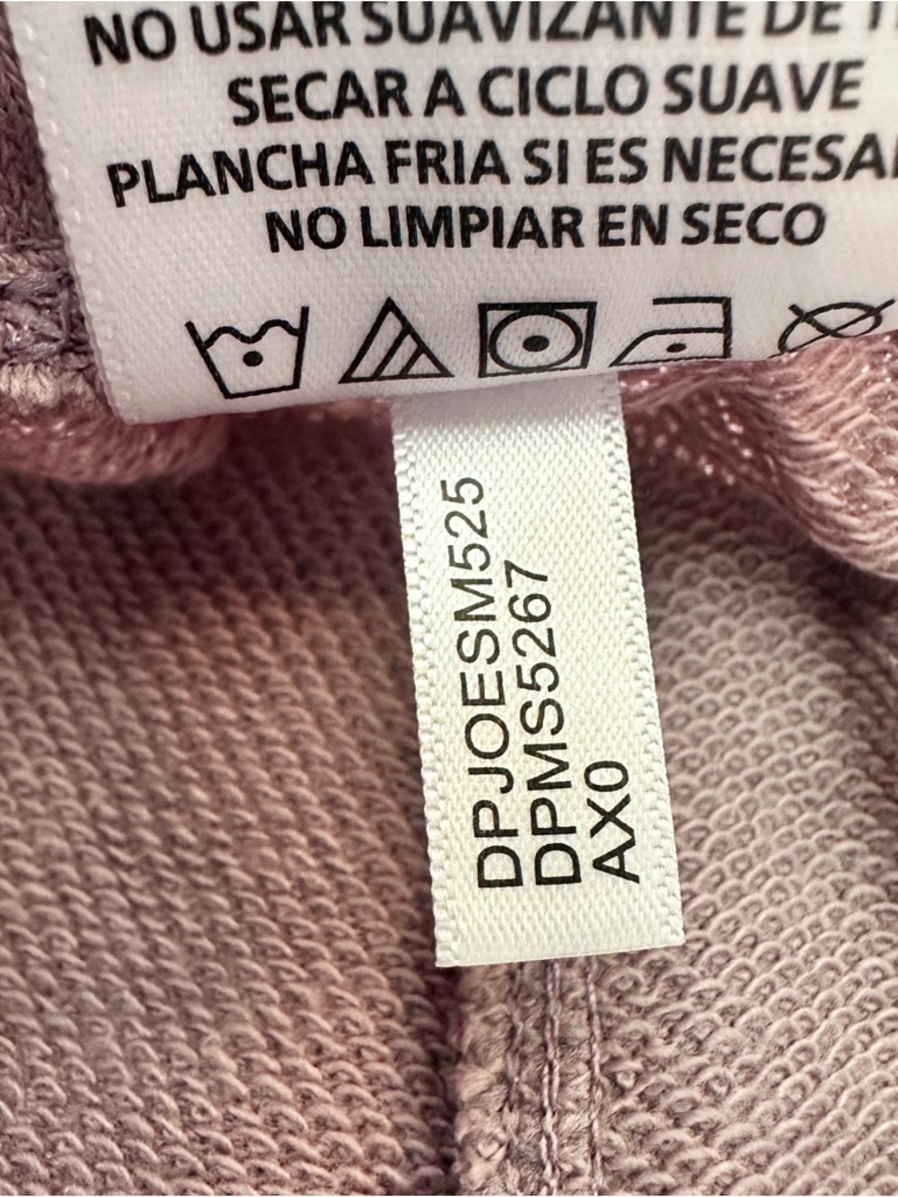 DKNY Cargo Sweat Shorts Womens XS Mauve Pink Elastic Waist Pocket NWT - Picture 7 of 10